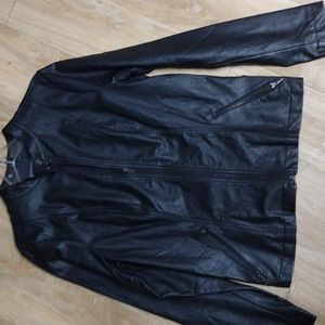 Joan Jett Dang Goodman. NYC LEATHER LOOK JACKET